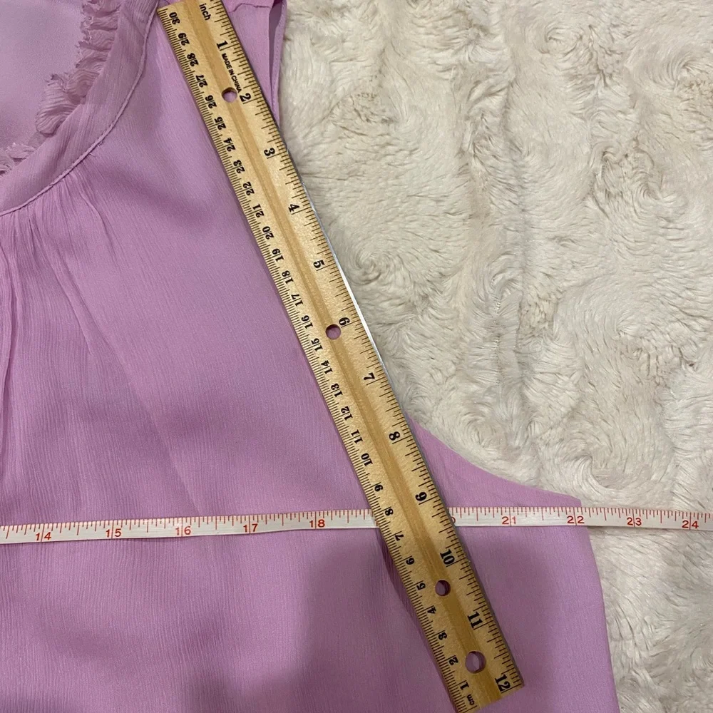 J Crew Pink Silk Sleeveless Women's Top size 14
